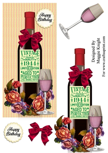 Vintage 1944 Red Wine