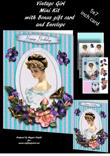 Vintage Girl Mini Kit