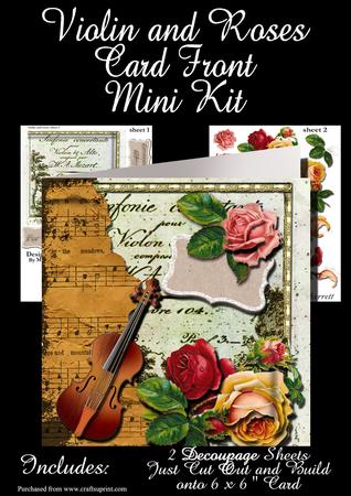 Violins and Roses Anniversary/birthday Mini Kit