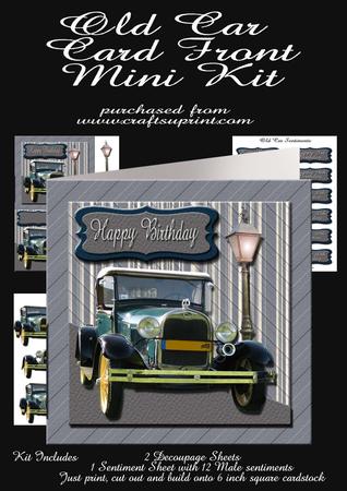 Old Car - Male Birthday