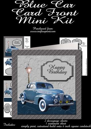 Old Blue Car