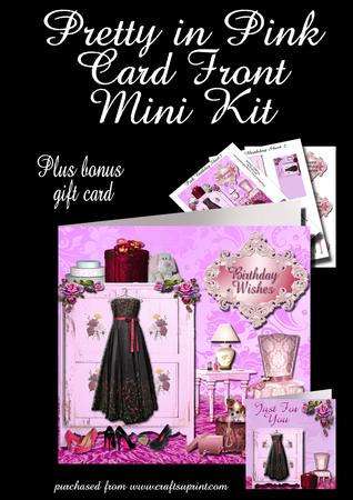 Pretty in Pink Birthday Plus Gift Card