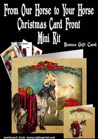 From Our Horse to Your Horse Christmas Card & Gift Card