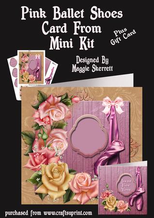 Pink Ballerina Shoes Plus Gift Card