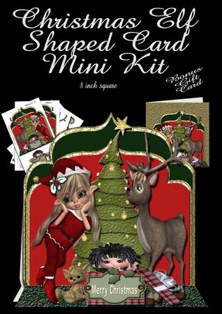 Christmas Elf Shaped Card Plus Gift Card