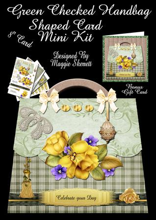Shabby Chic Handbag Shaped Card Plus Bonus Gift Card