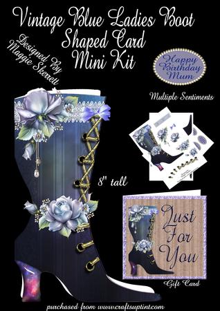 Vintage Blue Ladies Blue Plus Gift Card