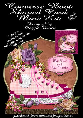 Converse Boots Shaped Card Plus Gift Card