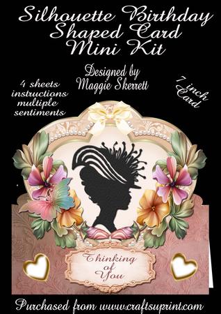 Silhouette Birthday Shaped Card Mini Kit