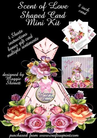 Scent of Love - Birthday - Valentine Shaped Card