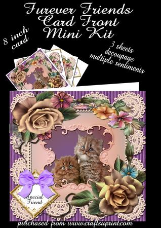 Furever Friends Card Front Mini Kit
