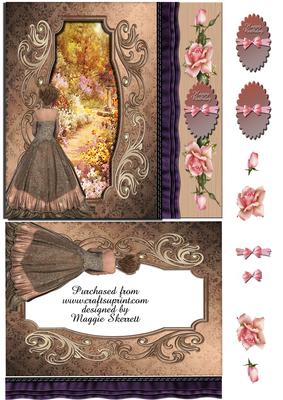 Somewhere in Time 2 Quick Card Topper