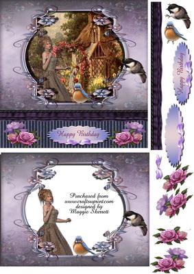 Somewhere in Time 4 Quick Card Topper