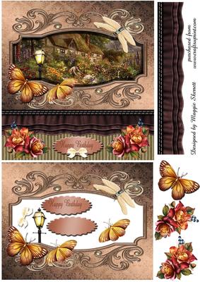 Somewhere in Time 5 Quick Card Topper