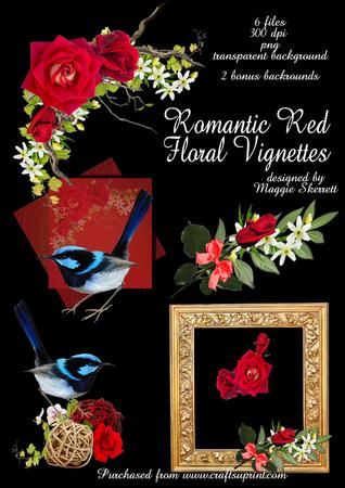 Romantic Red Vignettes