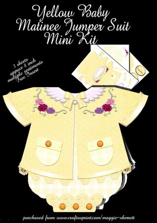 Yellow Baby Matinee Jumper Suit