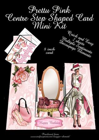 Pretty Pink Centre Stepped Card Mini Kit