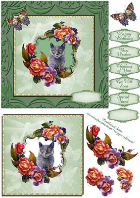Kitten Number 3, Six Inch Topper