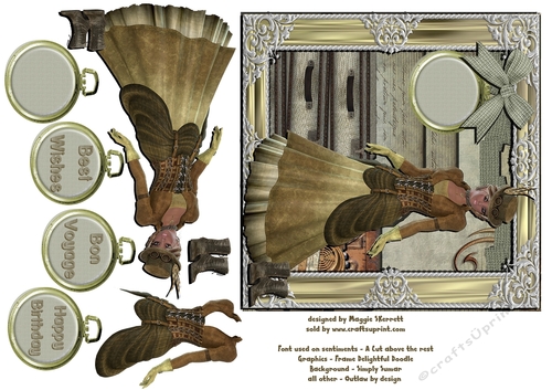 Steam Punk Birthday Card 