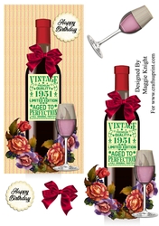 Vintage 1951 Red Wine