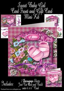Sweet Baby Girl Plus Gift Card