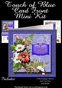 Touch of Blue Birthday Mini Kit