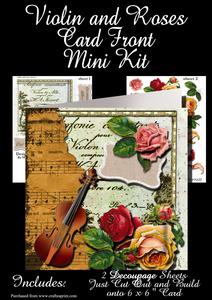 Violins and Roses Anniversary/birthday Mini Kit