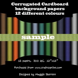 Corrugated Cardboard Set 1
