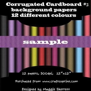 Corrugated Cardboard Set 2