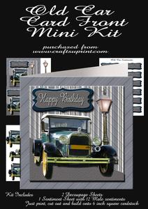 Old Car - Male Birthday