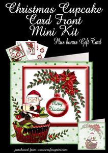 Christmas Cupcake Plus Gift Card
