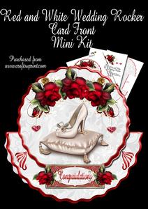 Red and White Wedding Rocker