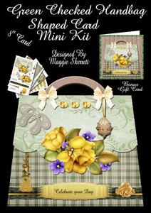 Shabby Chic Handbag Shaped Card Plus Bonus Gift Card