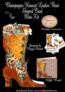 Champagne Harvest Ladies Boot Minit Kit Plus Gift Card