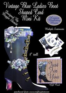 Vintage Blue Ladies Blue Plus Gift Card