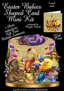 Easter Babies and Eggs Plus Gift Card