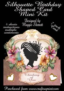 Silhouette Birthday Shaped Card Mini Kit