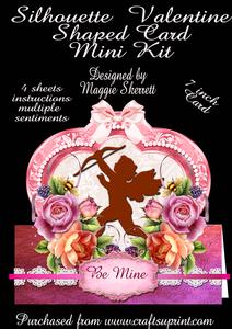 Silhouette Valentine Shaped Card Mini Kit