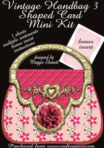 Vintage Handbag #3 Mini Kit Plus Bonus Insert