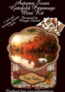 Autumn Swan Gatefold Pyramage Mini Kit