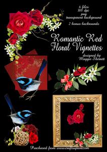 Romantic Red Vignettes
