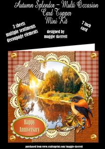 Autumn Splendor Card Topper Mini Kit