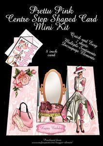 Pretty Pink Centre Stepped Card Mini Kit