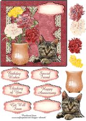 Peek a Boo 6inch Quick Card Topper