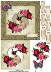 Gold Kitten 6 Inch Topper