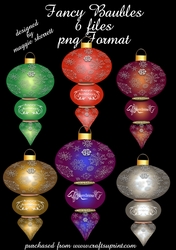 Fancy Christmas Baubles