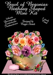 Bowl of Begonias Shaped Mini Kit