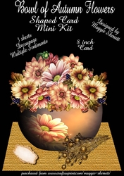 Bowl of Autumn Flowers
