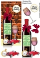 Male Red Wine Birthday Card 1956