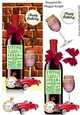 Male Red Wine Birthday Card 1948